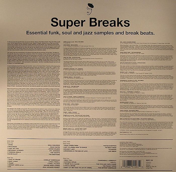 Super Breaks: Essential Funk Soul & Jazz Samples & Break Beats - Various
