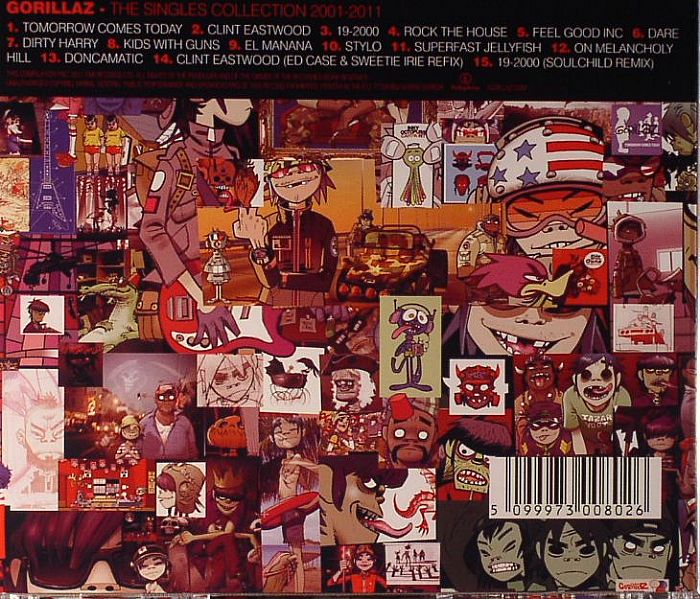 The Singles Collection 2001-2011 - Gorillaz (CD)