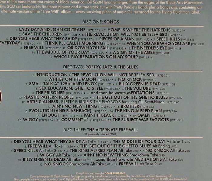 The Revolution Begins: the Flying Dutchman Masters (Booklet Hediyeli) - Gil Scott Heron (3xCD)