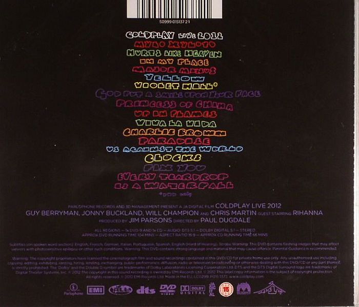 Live 2012 - Coldplay (CD)