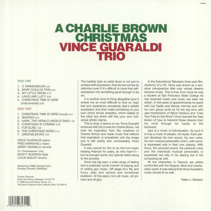 A Charlie Brown Christmas (Soundtrack) - Vince Guaraldi Trio