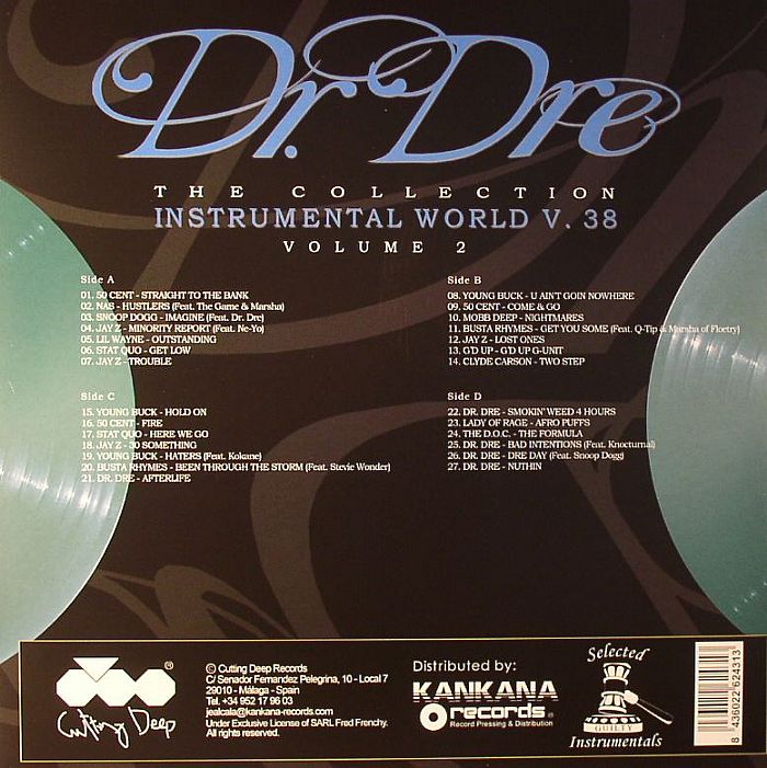 Instrumentals Volume 38 Vol 2 - Dr Dre / Various