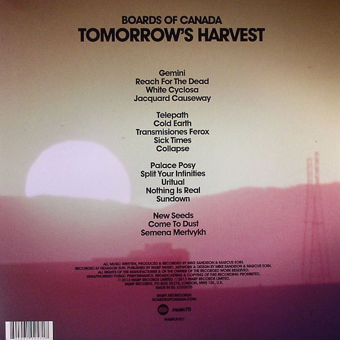 Tomorrow's Harvest - Boards of Canada