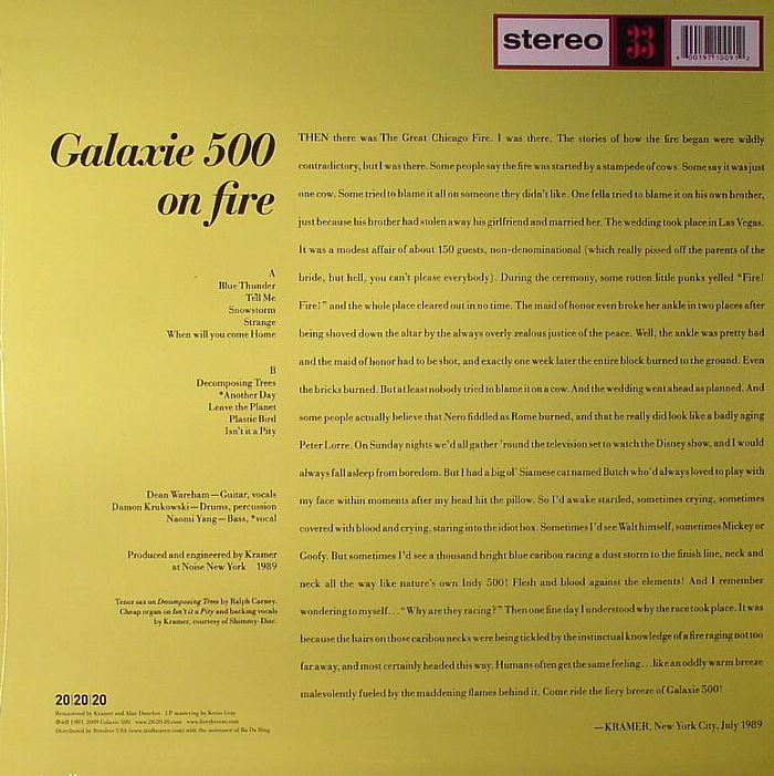 On Fire - Galaxie 500