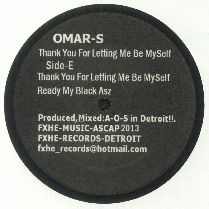 Thank You for Letting Me Be Myself: Part 2 - Omar S