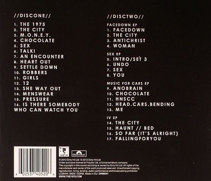 The 1975 - The 1975 (2xCD)