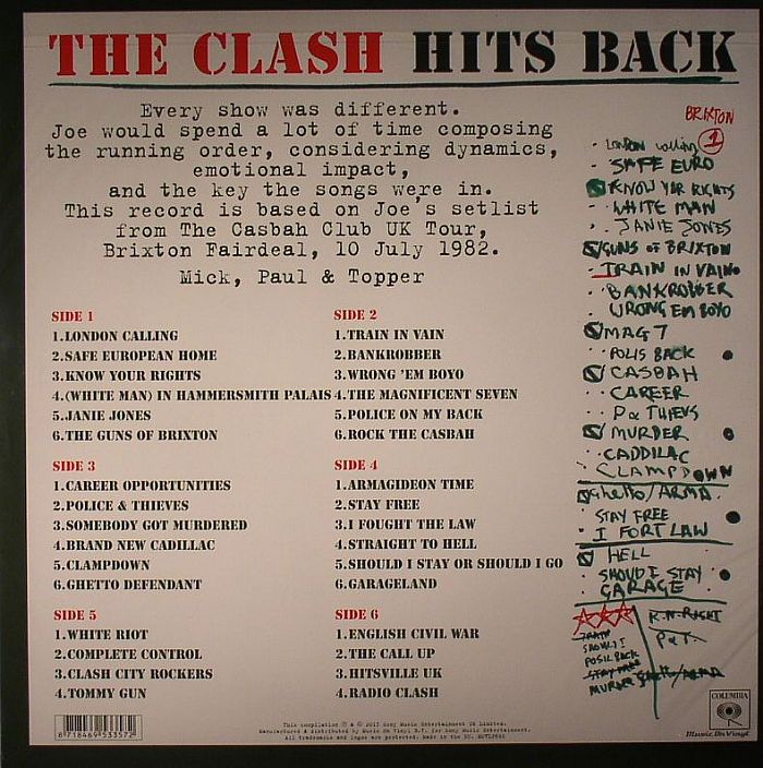 Hits Back (Remastered) - The Clash