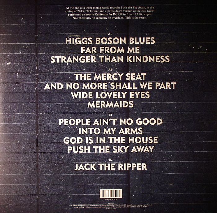 Live from Kcrw - Nick Cave & the Bad Seeds