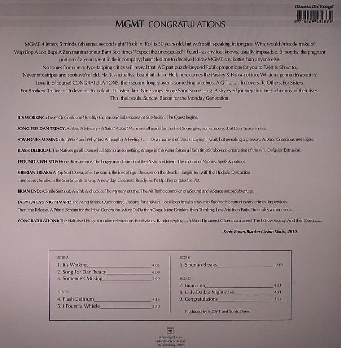 Congratulations - MGMT