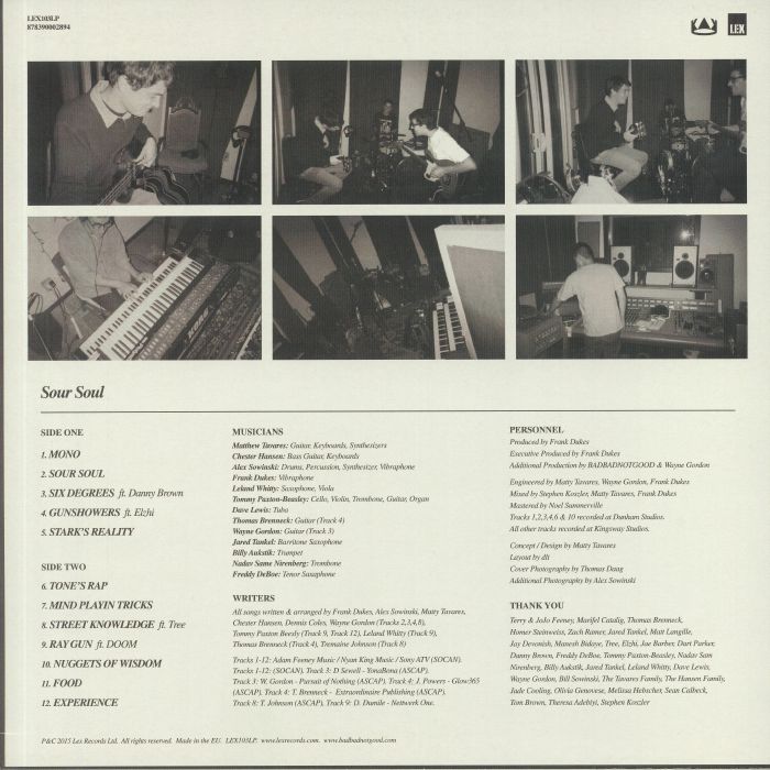 Sour Soul - Badbadnotgood / Ghostface Killah