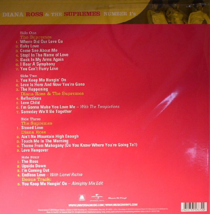 Number 1s (Remastered) - Diana Ross & the Supremes