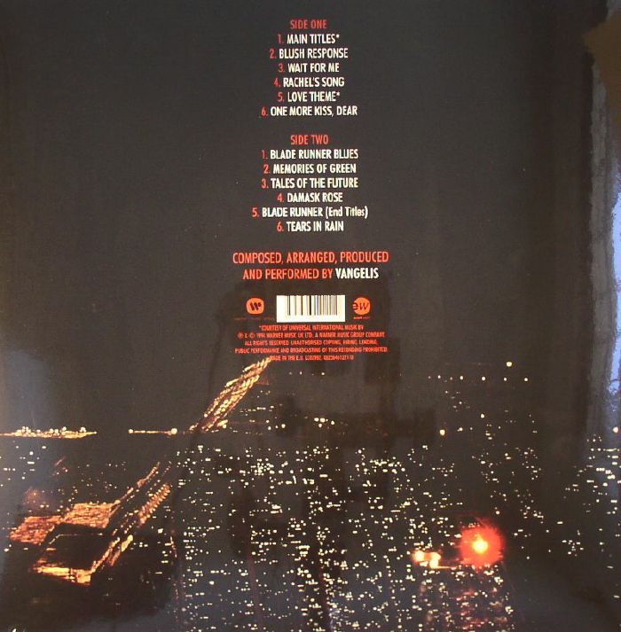 Blade Runner (Soundtrack) - Vangelis