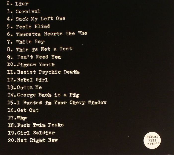 The First Two Records - Bikini Kill (CD)