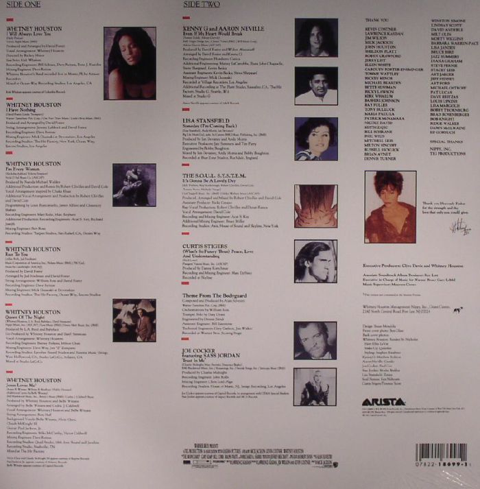 The Bodyguard (Soundtrack) - Whitney Houston / Various