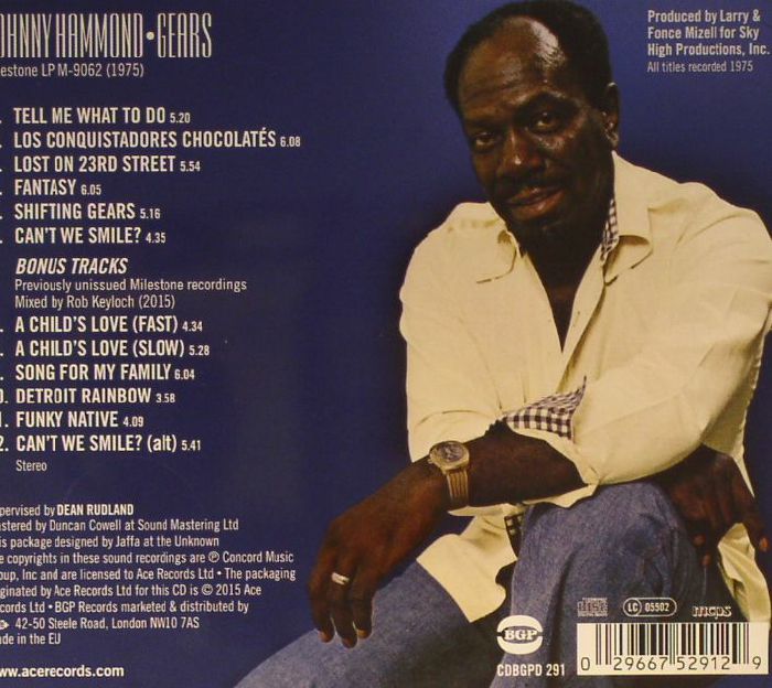 Gears - Johnny Hammond (CD)