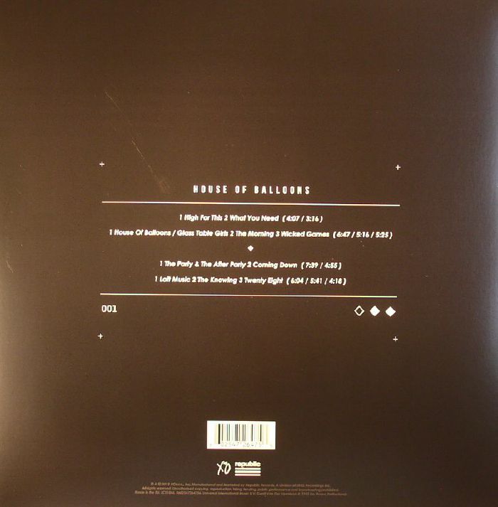 House of Balloons (Reissue) - The Weeknd