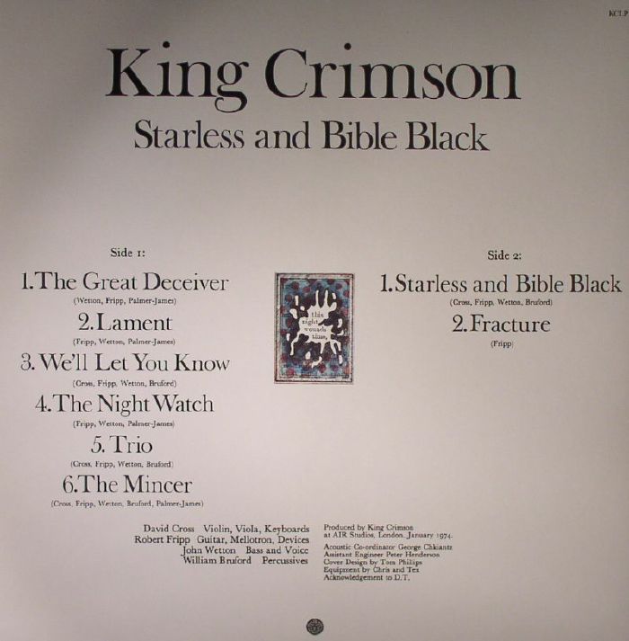 Starless & Bible Black - King Crimson