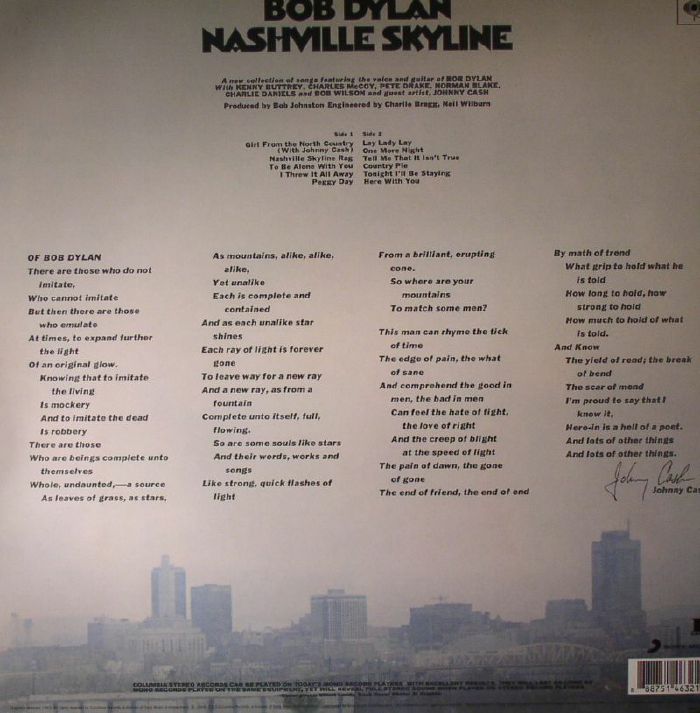 Nashville Skyline - Bob Dylan