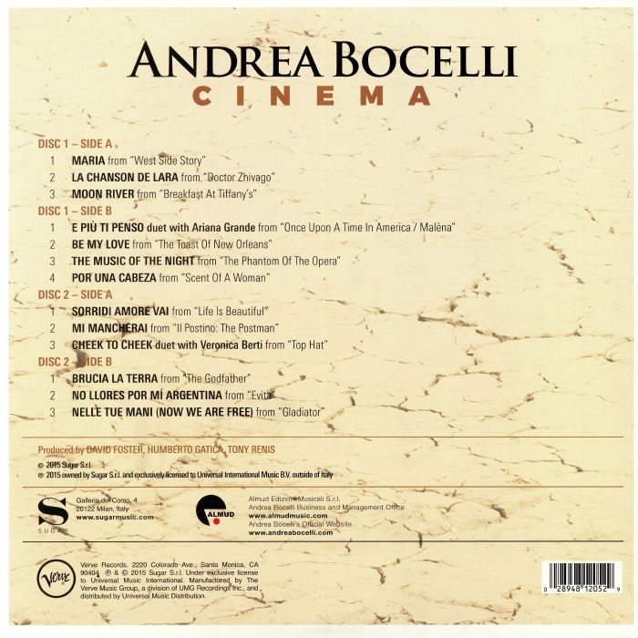 Cinema - Andrea Bocelli