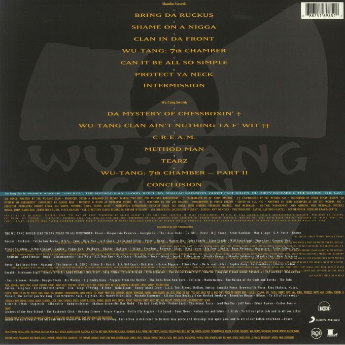 Enter the Wu Tang (36 Chambers) - Wu Tang Clan