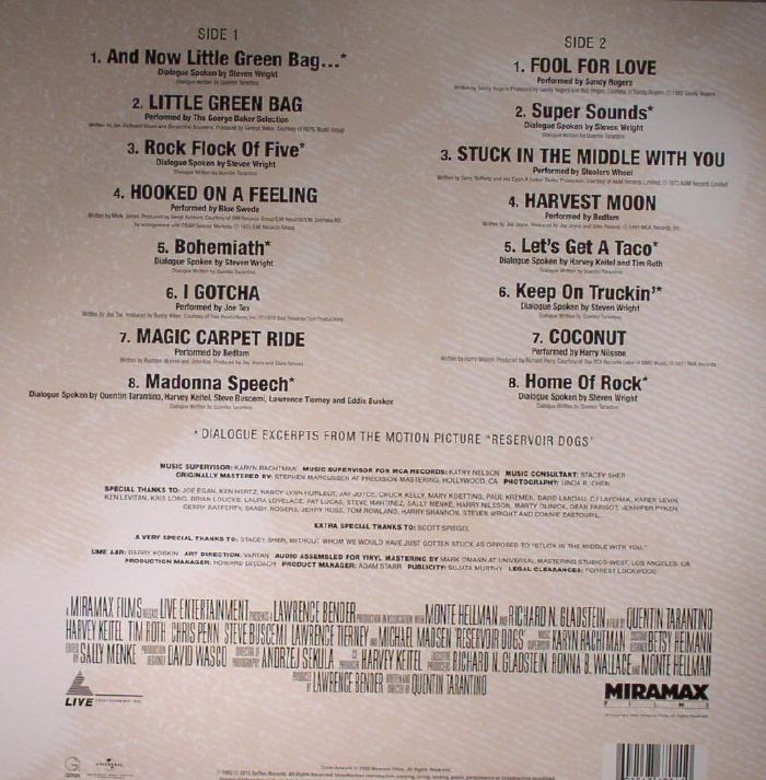 Reservoir Dogs (Soundtrack) - Various