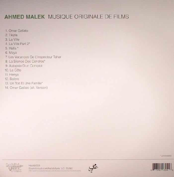 Musique Original de Films (Booklet Hediyeli) - Ahmed Malek