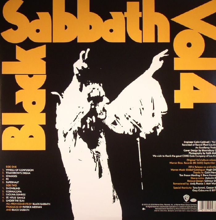 Vol 4 - Black Sabbath