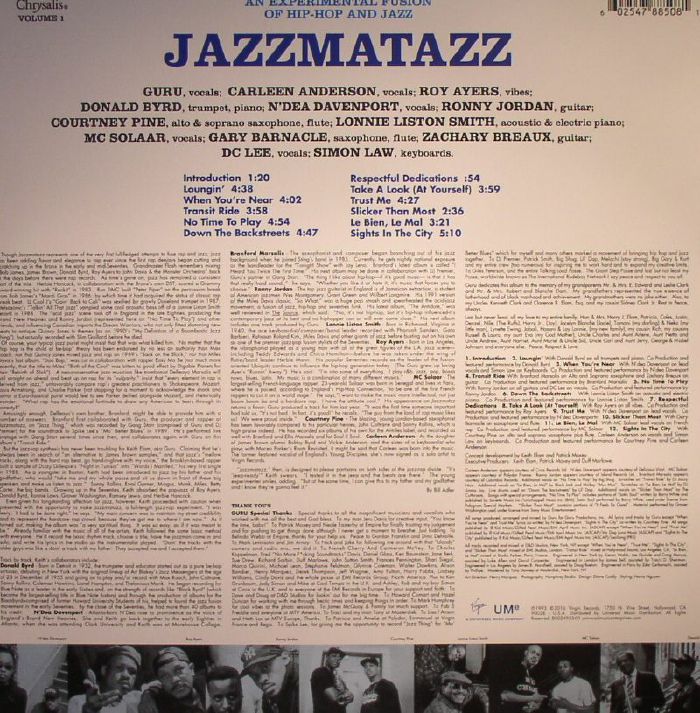 Jazzmatazz Volume 1 (Reissue) - Guru