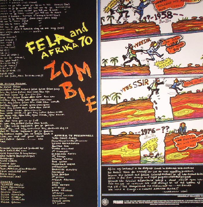 Zombie (Reissue) - Fela Kuti / Afrika 70