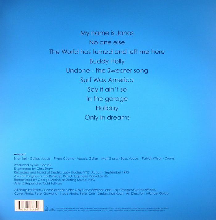 Blue Album (Reissue) - Weezer