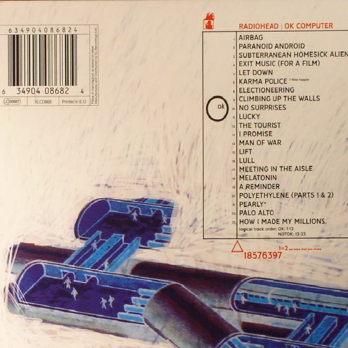 Ok Computer Oknotok 1997 2017 - Radiohead (CD)