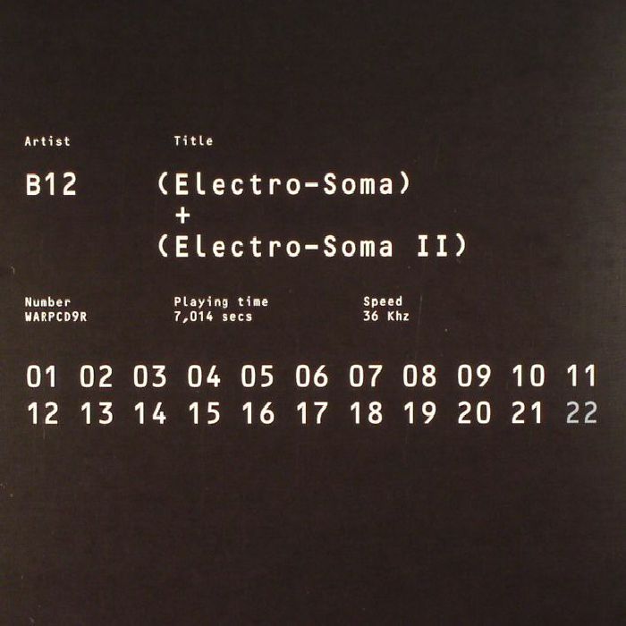 Electro Soma I & II - B12 (CD)
