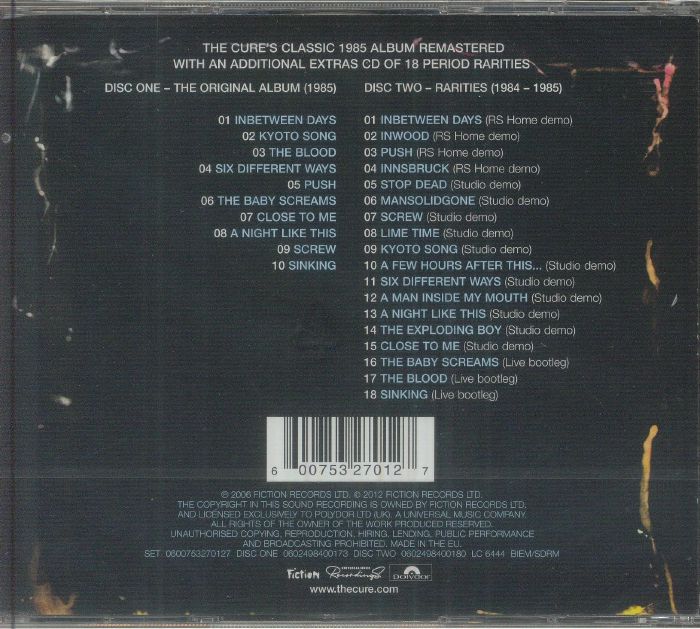 The Head on the Door (Deluxe Edition) - The Cure (CD)