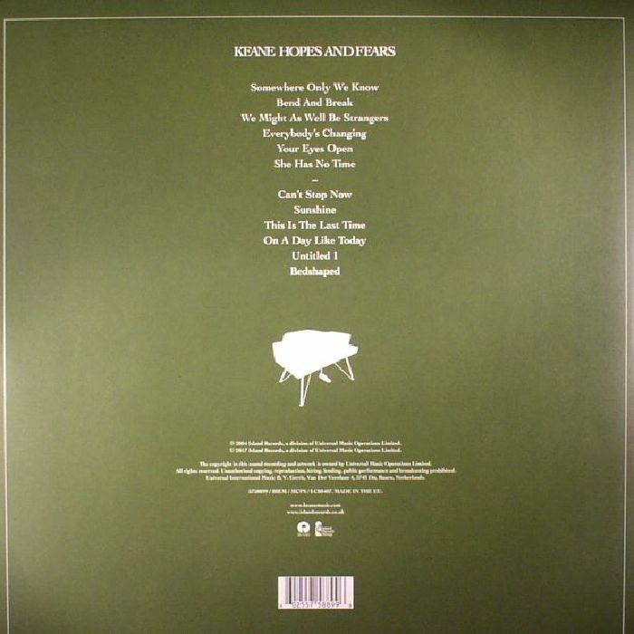Hopes & Fears (Reissue) - Keane