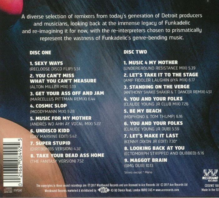 Reworked by Detroiters - Funkadelic (CD)