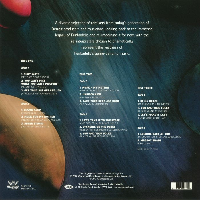Reworked by Detroiters (3xLP) - Funkadelic