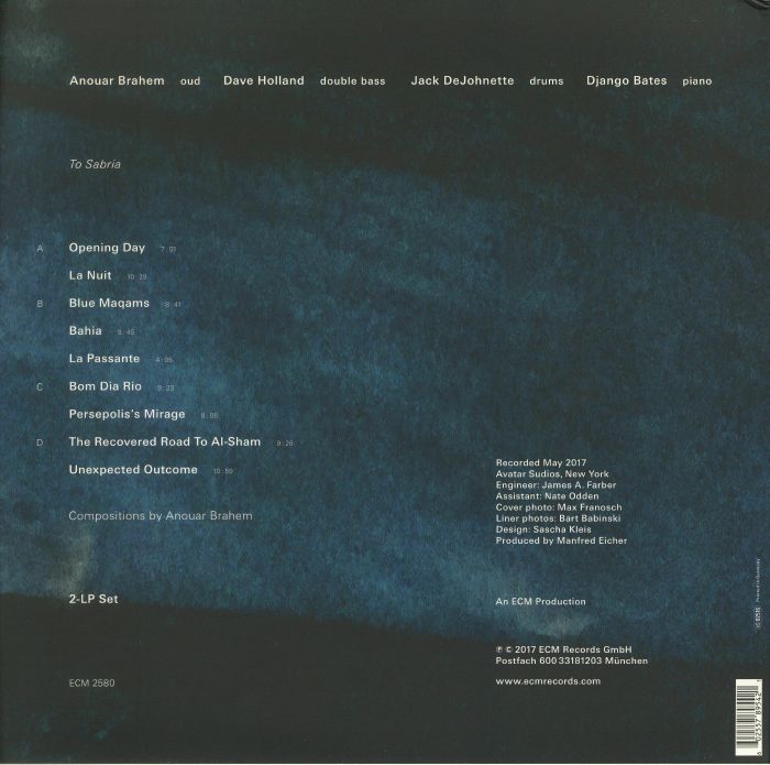 Blue Maqams - Anouar Brahem / Dave Holland / Jack Dejohnette / Django Bates