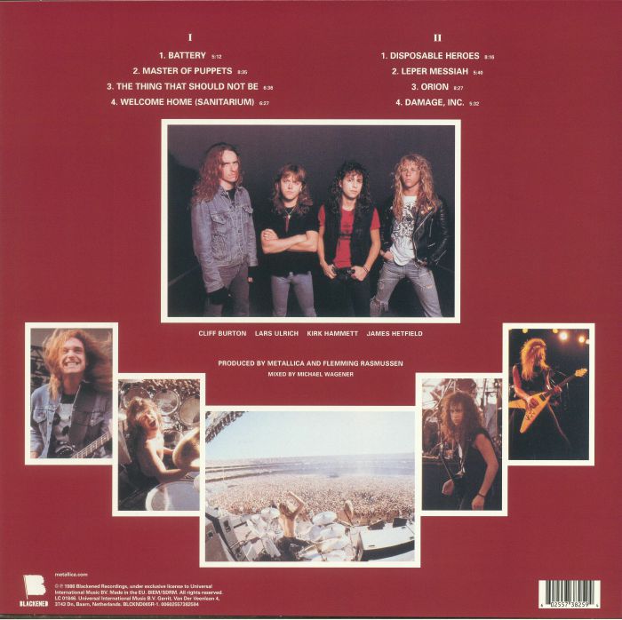 Master of Puppets (Reissue) - Metallica