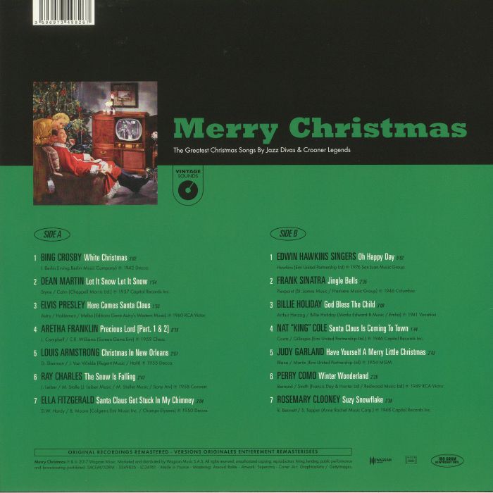 Merry Christmas: the Greatest Christmas Songs by Jazz Divas & Crooner Legends - Various