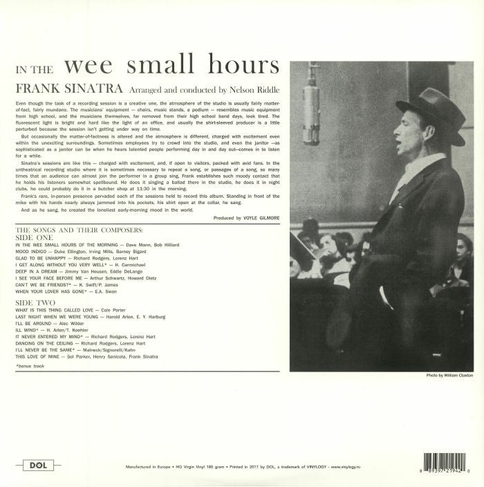 In the Wee Small Hours (Reissue) - Frank Sinatra
