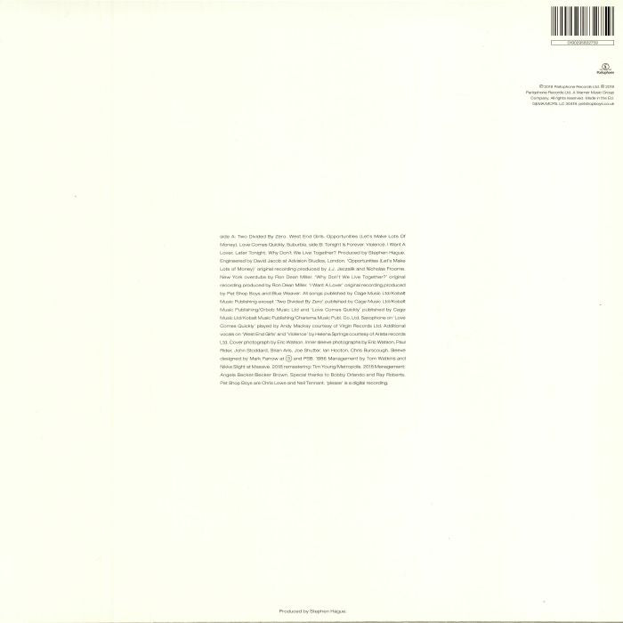 Please (2018 Remastered) - Pet Shop Boys