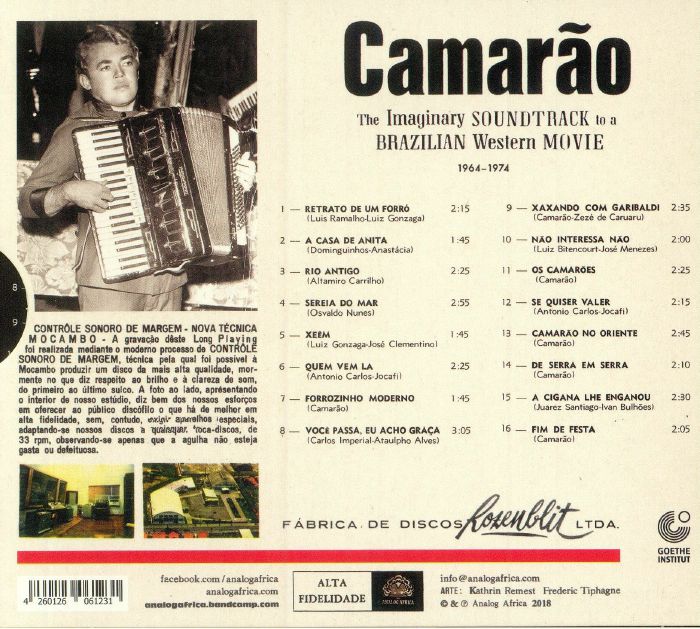 The Imaginary Soundtrack to a Brazilian Western Movie 1964-1974 (Booklet Hediyeli) - Camarao (CD)