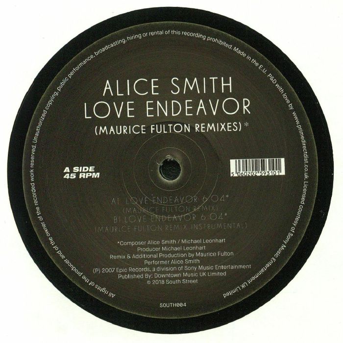 Love Endeavor: Maurice Fulton Remixes - Alice Smith