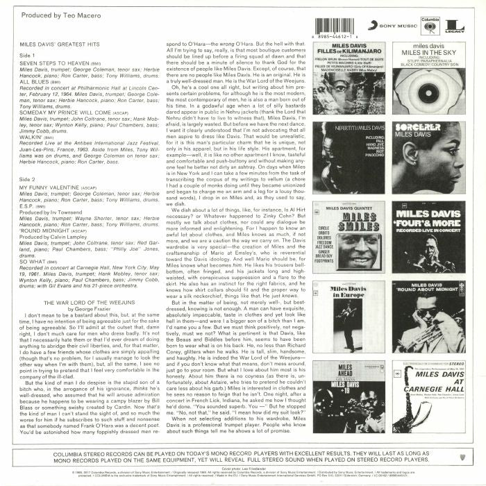 Greatest Hits - Miles Davis