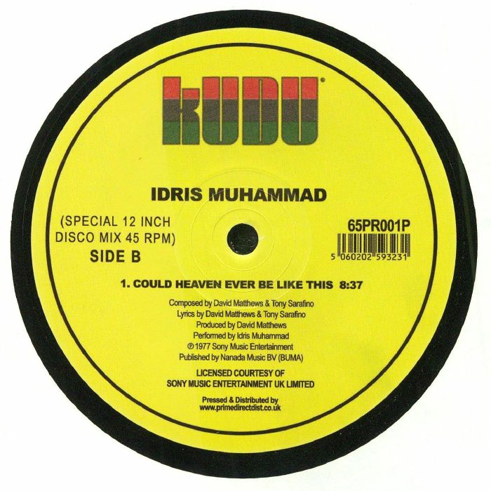 Could Heaven Ever Be Like This (Late Nite Tuff Guy Remix & Original) - Idris Muhammad