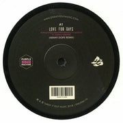 Love for Days - Purple Disco Machine / Boris D'Lugosch feat Karen Harding