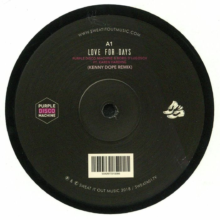 Love for Days - Purple Disco Machine / Boris D'Lugosch feat Karen Harding