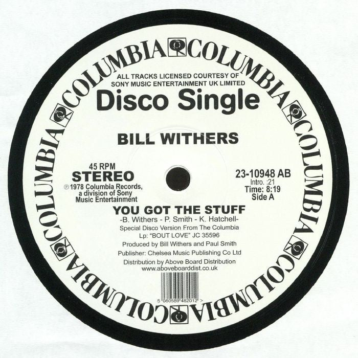 You Got the Stuff (Reissue) - Bill Withers