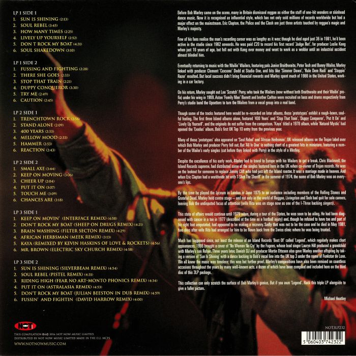 Sun Is Shining (3xLP) (Renkli Plak) - Bob Marley
