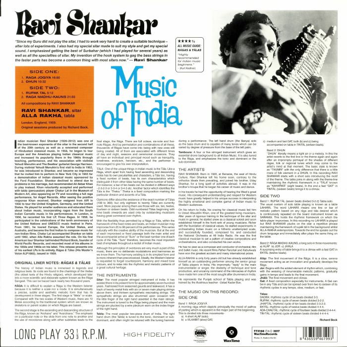 Music of India: Ragas & Talas - Ravi with Alla Rakha Shankar